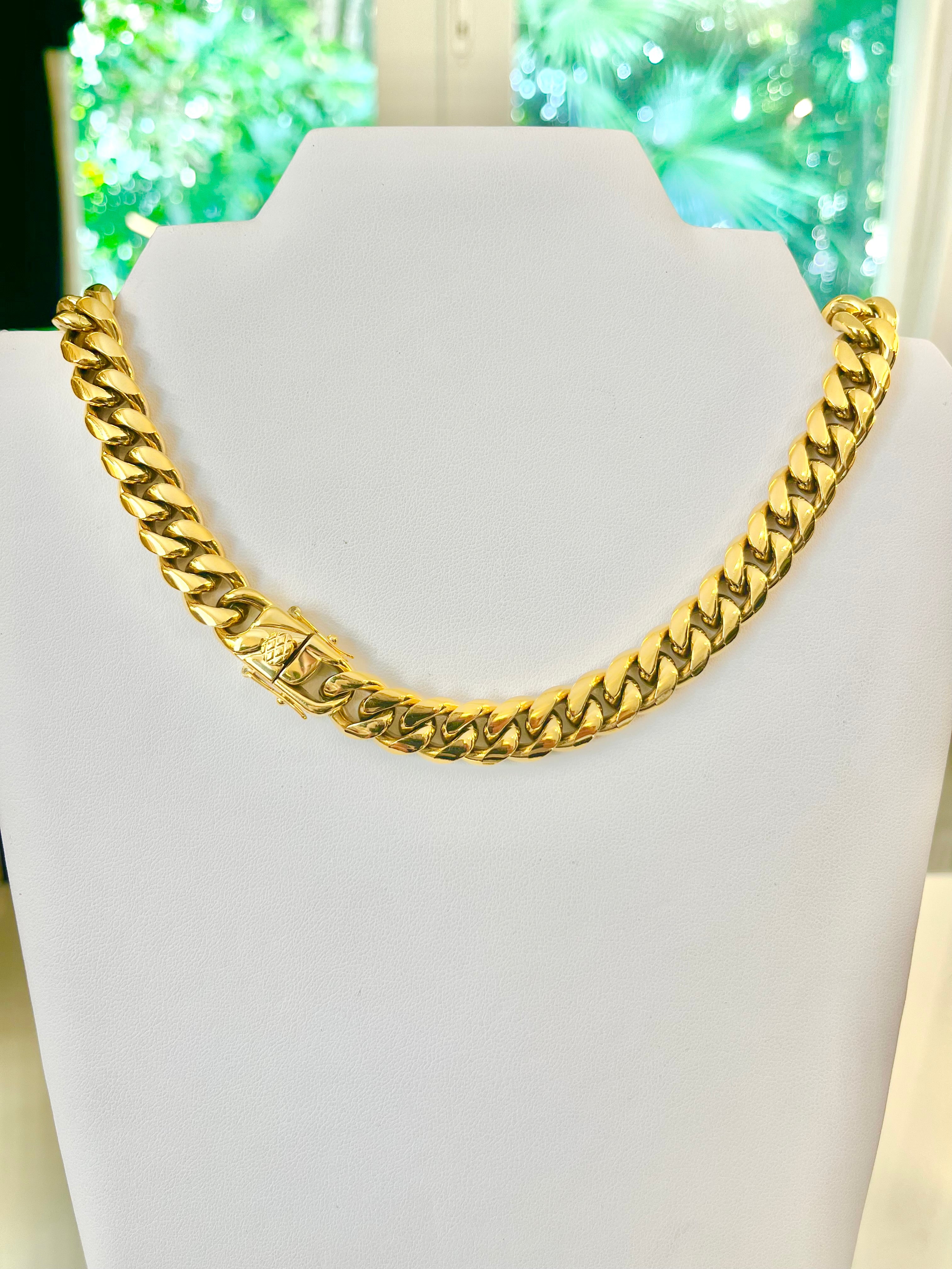 Gold Miami Cuban Crab lock