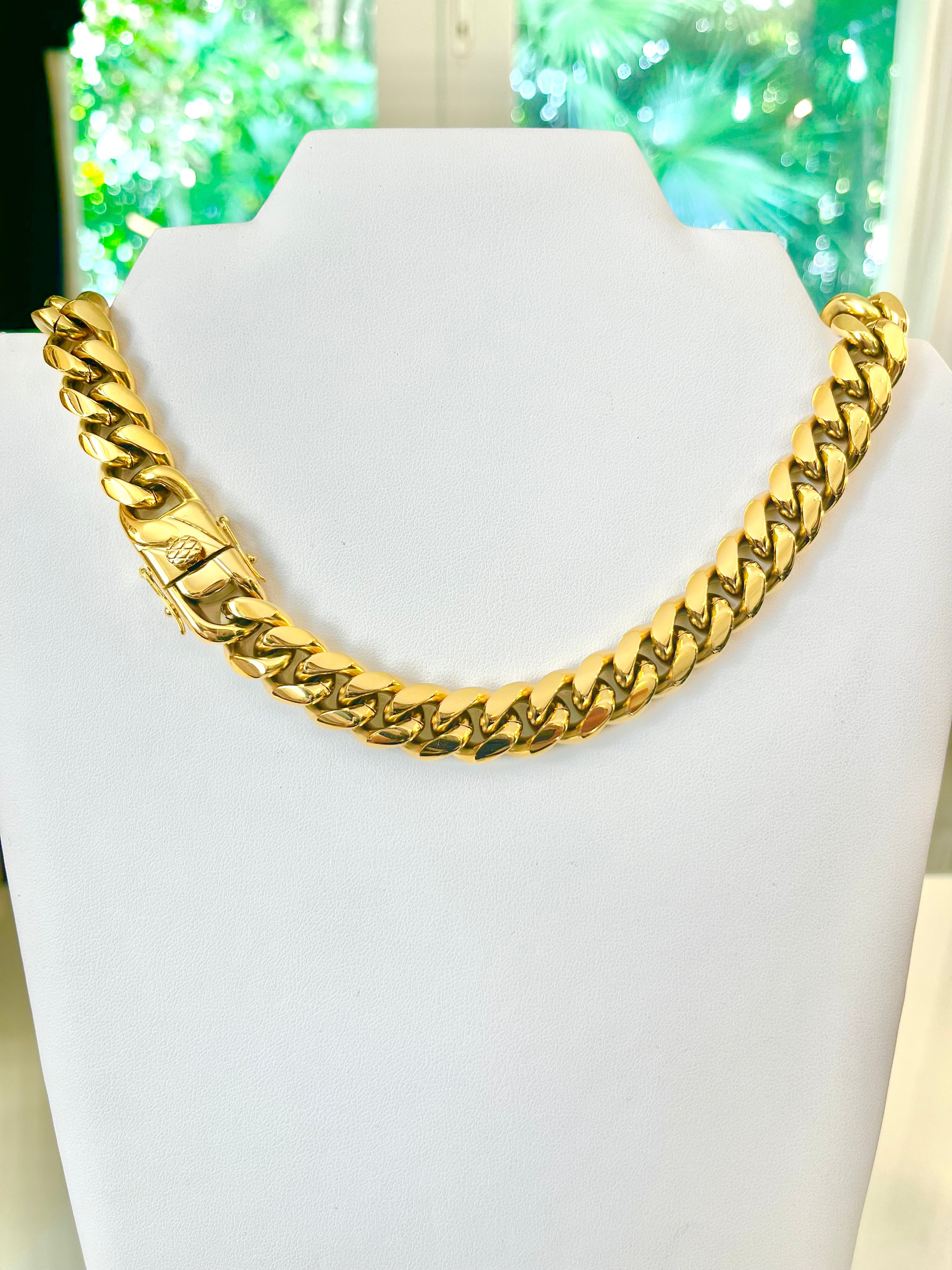 Gold Miami Cuban Crab lock