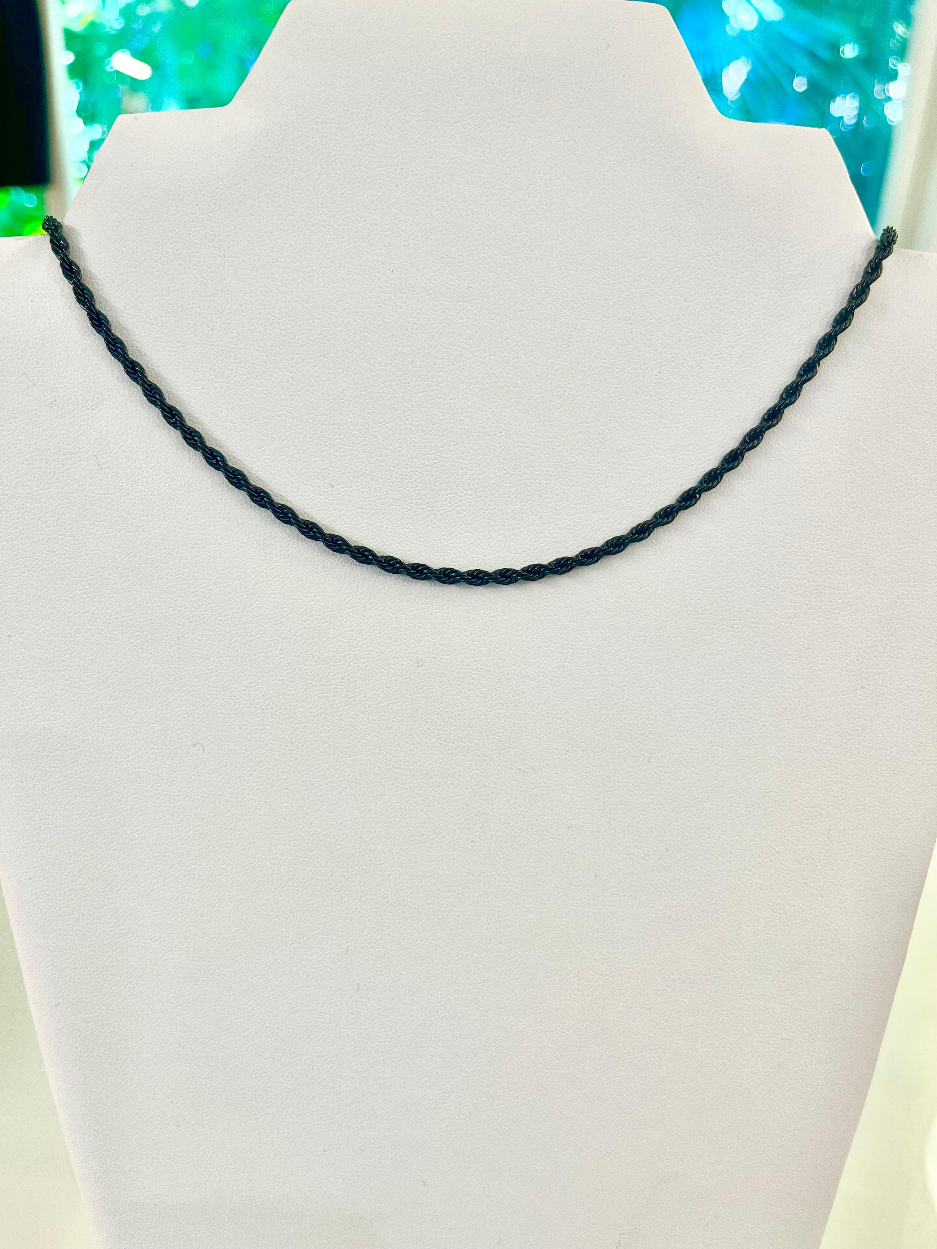 Black Rope Chain