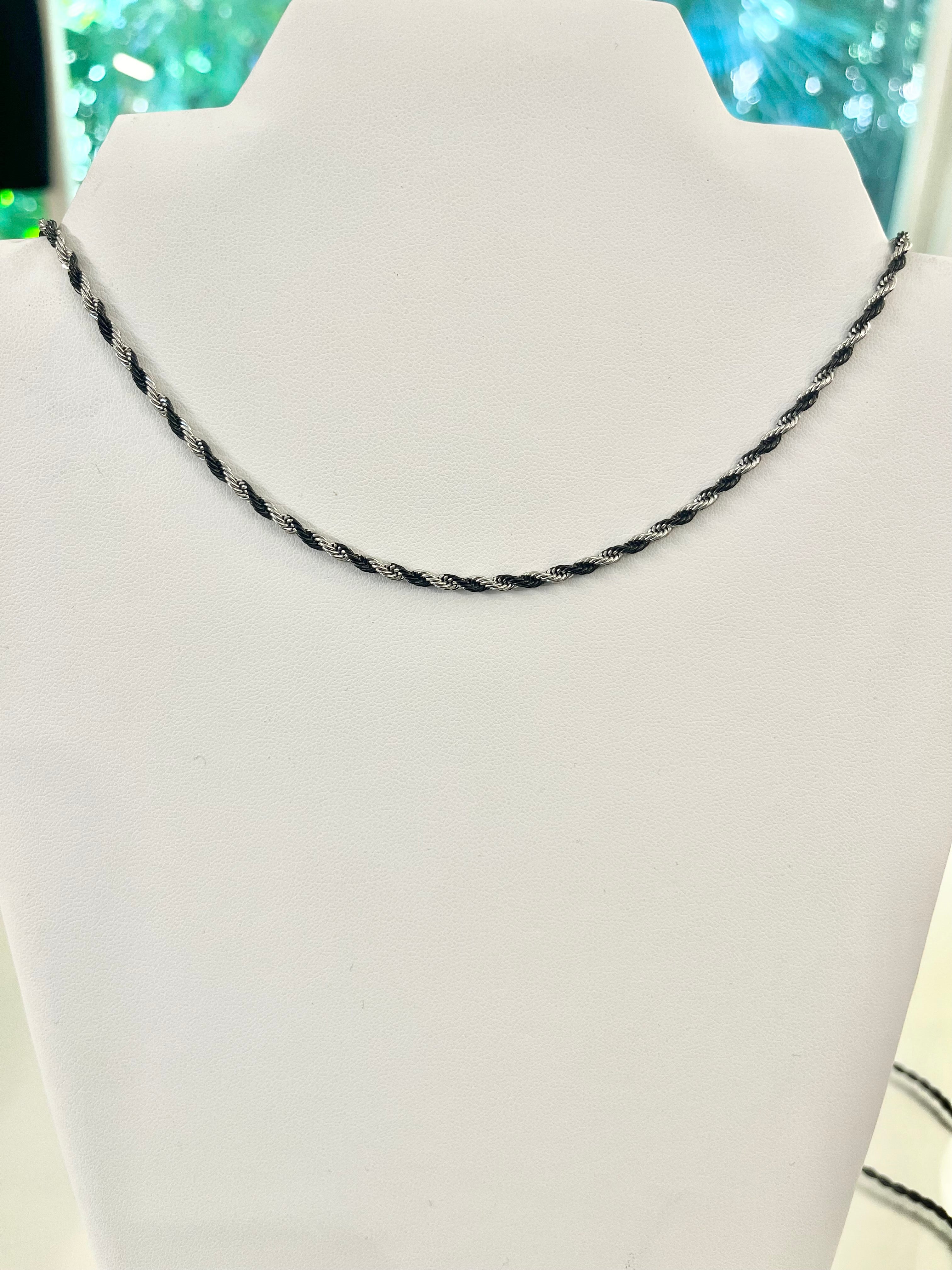 Black Rope Chain